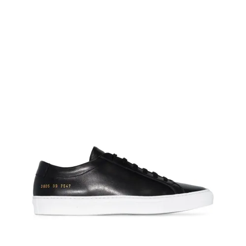 Common Projects , Classic White Low-Top Sneakers ,Black female, Sizes: