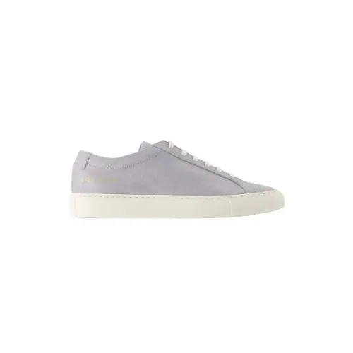 Common Projects , Leather Sneakers - Round Toe, Top Lace Closure ,Blue female, Sizes: