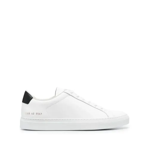 Common Projects , Retro Leather Black Sneakers ,Multicolor male, Sizes: