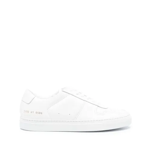 Common Projects , White Leather Low-Top Sneakers ,White male, Sizes: