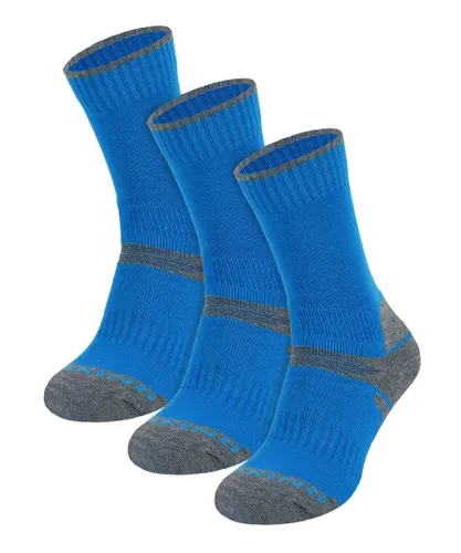 Comodo Childrens Unisex 3 Pair Multipack Kids Merino Wool Hiking Socks