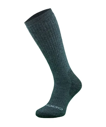 Comodo Mens - Alpaca Merinal Wool Heavyweight Cushioned Hiking Trekking Socks - Dark Grey Merino Wool