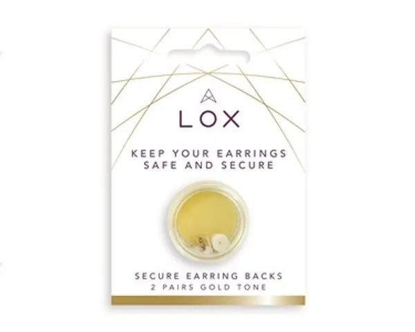 Connoisseurs Lox Gold Secure Earring Backs 2 Pairs