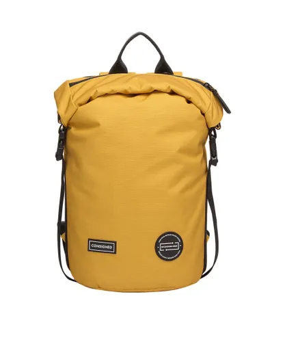 Consigned Unisex Cornel M Roll Top Backpack - Mustard - One Size