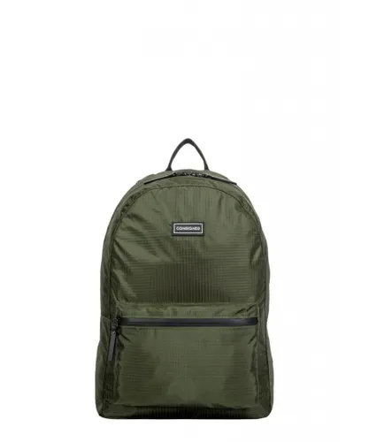 Consigned Unisex Finlay Backpack - Khaki Nylon - One Size