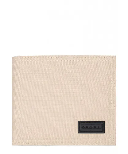 Consigned Unisex Fors Bi Fold Wallet - Cream Nylon - One Size