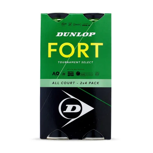Control Tennis Balls Fort All Court Twin 4-pack - Yellow