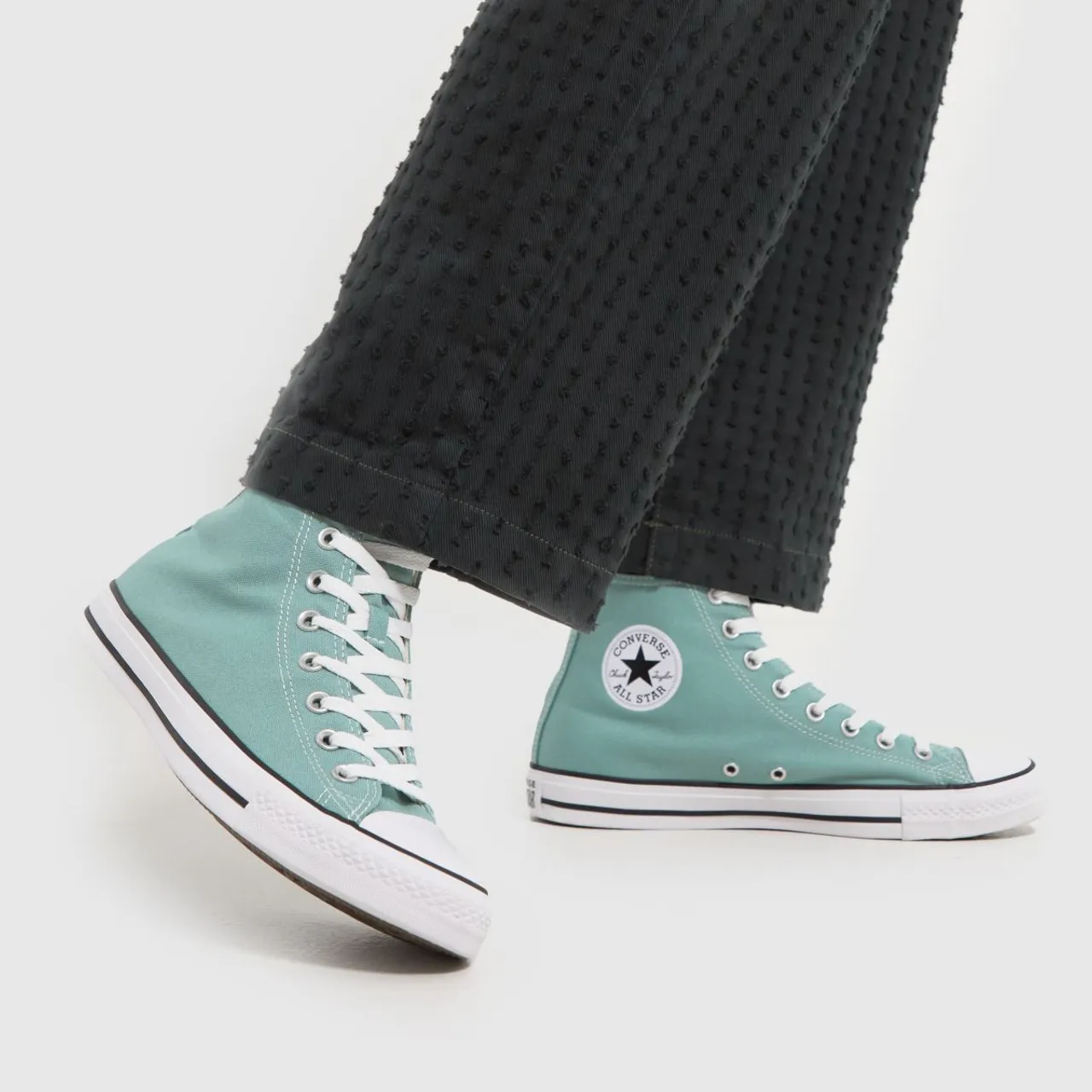 Converse all Star hi Trainers in Green