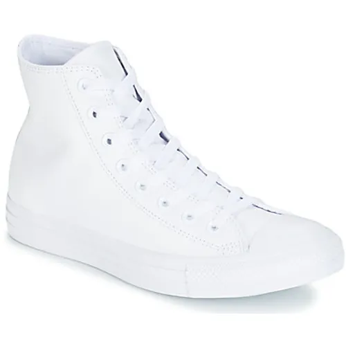 Converse  ALL STAR MONOCHROME CUIR HI  women's Shoes (High-top Trainers) in White