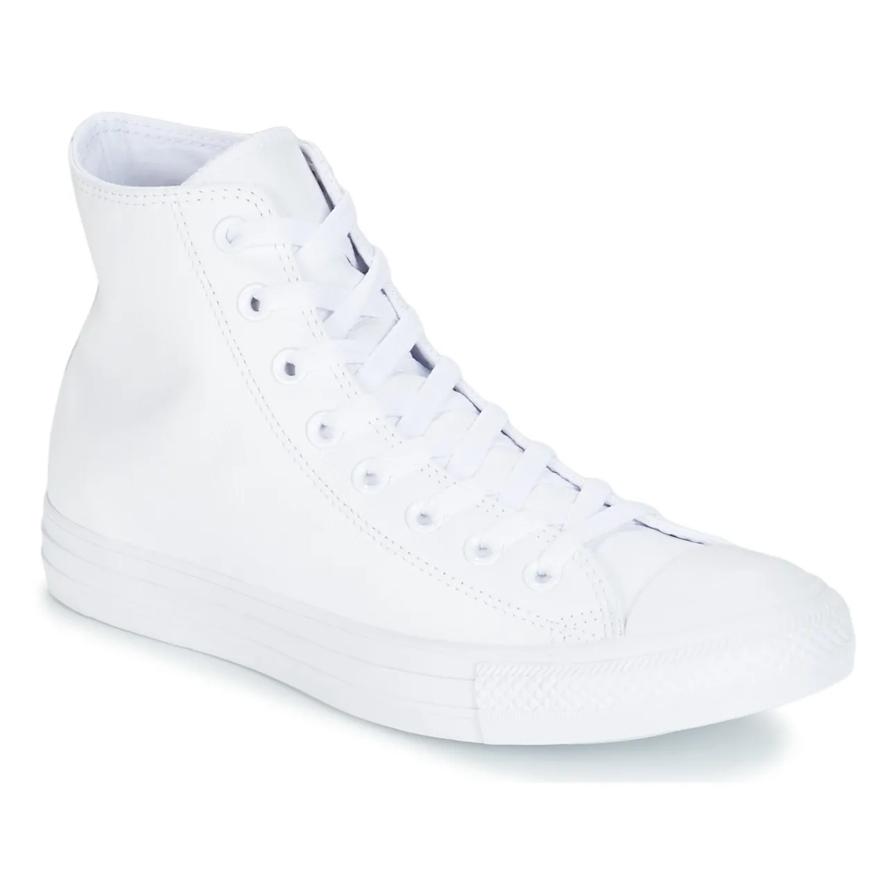 Converse  ALL STAR MONOCHROME CUIR HI  women's Shoes (High-top Trainers) in White