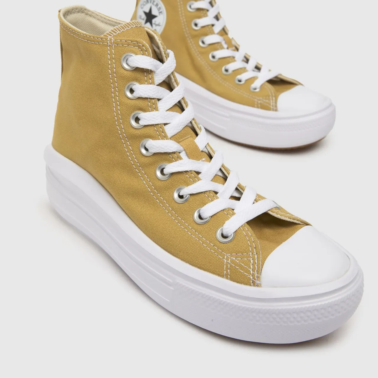 Converse All Star Move Trainers In Mustard Yellow