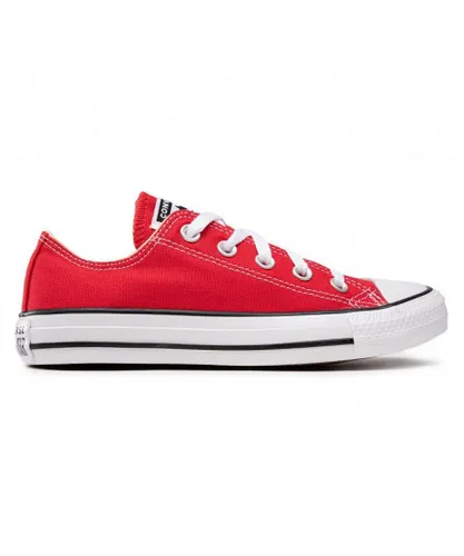Converse All Star Ox Womens Red Plimsolls Canvas