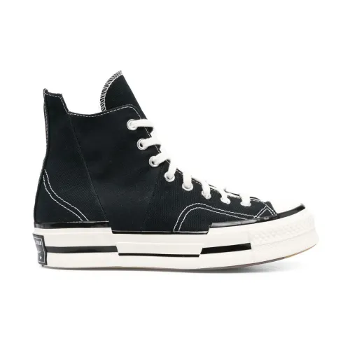 Converse , Black Chuck 70 Plus Sneakers ,Black female, Sizes: