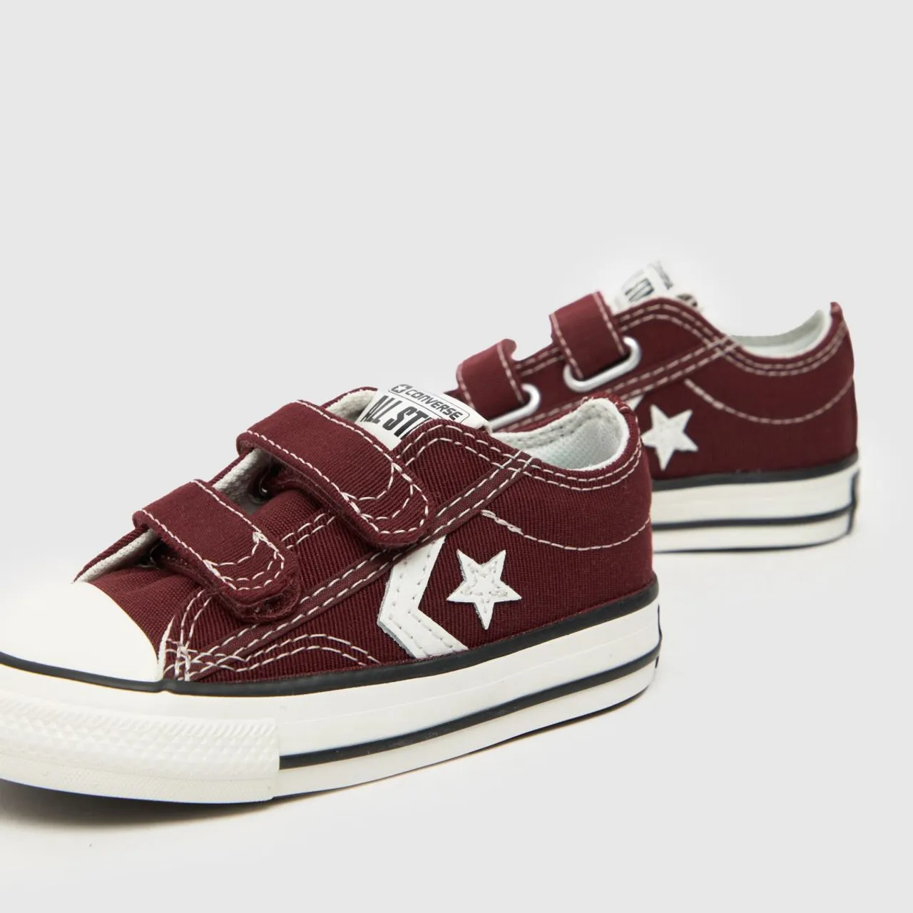Converse Burgundy Star Player 76 V Boys Toddler Trainers