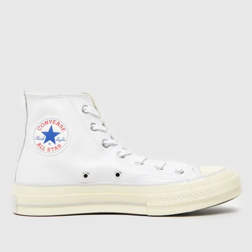Converse Chuck 70 hi Leather Trainers in White