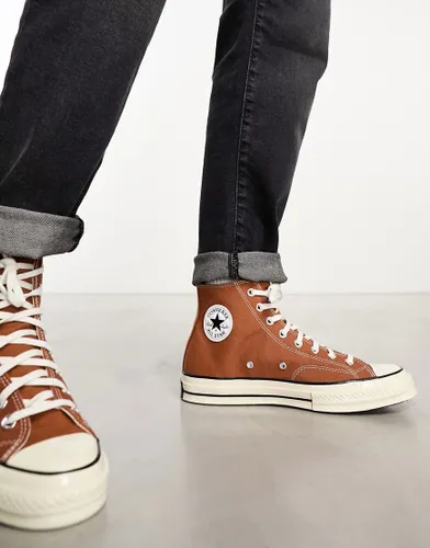 Converse Chuck Taylor 70 Hi trainers in tawny brown