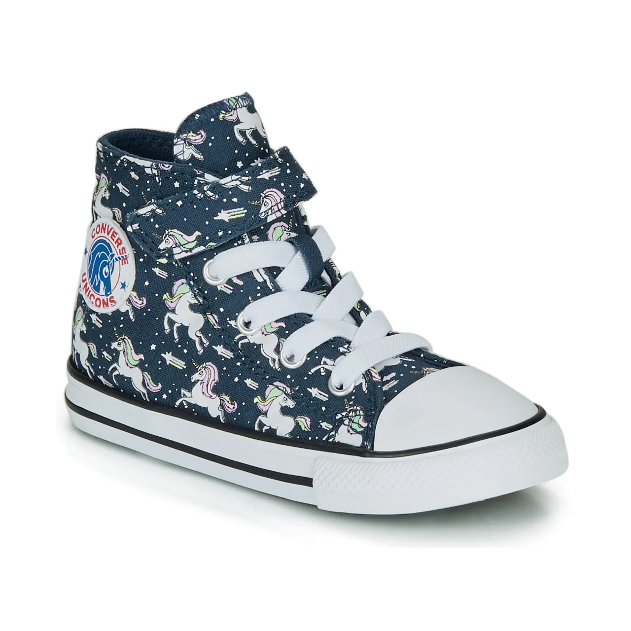 Converse  CHUCK TAYLOR ALL STAR 1V UNICONS HI  girls's Children's Shoes (High-top Trainers) in Blue