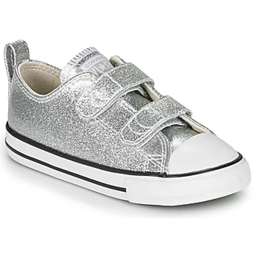 Converse  CHUCK TAYLOR ALL STAR 2V - COATED GLITTER  girls's Children's Shoes (Trainers) in Silver