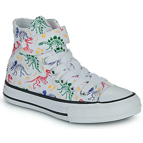 Converse  CHUCK TAYLOR ALL STAR EASY-ON DINOS  boys's Children's Shoes (High-top Trainers) in White