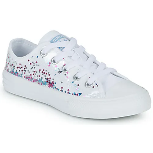 Converse  CHUCK TAYLOR ALL STAR ENCAPSULATED GLITTER OX  girls's Children's Shoes (Trainers) in White