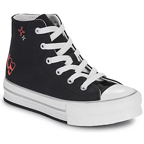 Converse  CHUCK TAYLOR ALL STAR EVA LIFT  girls's Children's Shoes (High-top Trainers) in Black