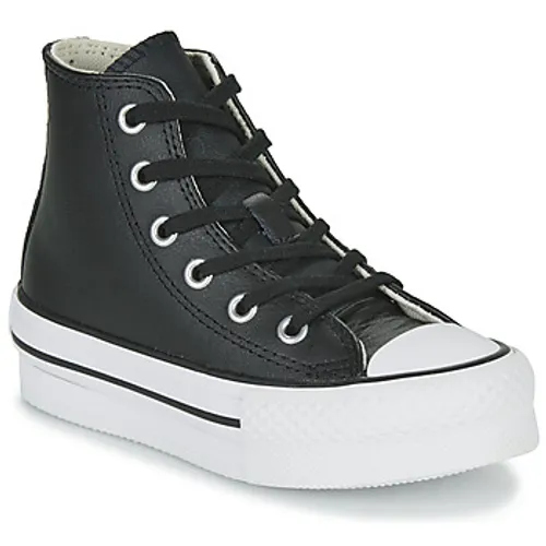 Converse  Chuck Taylor All Star Eva Lift Leather Foundation Hi  girls's Children's Shoes (High-top Trainers) in Black