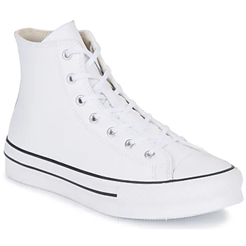 Converse  Chuck Taylor All Star Eva Lift Leather Foundation Hi  girls's Children's Shoes (High-top Trainers) in White