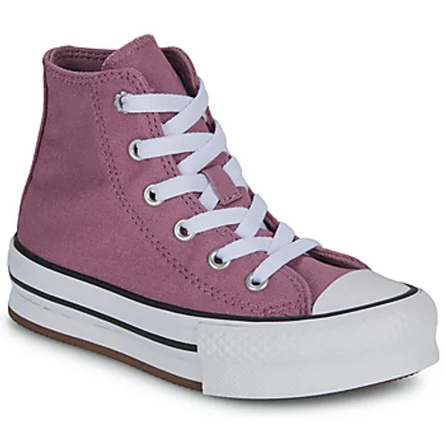 Converse  CHUCK TAYLOR ALL STAR EVA LIFT PLATFORM FELINE FLORALS  girls's Children's Shoes (High-top Trainers) in Purple