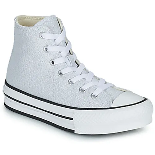 Converse  Chuck Taylor All Star EVA Lift Undersea Glitter Hi  girls's Children's Shoes (High-top Trainers) in Grey