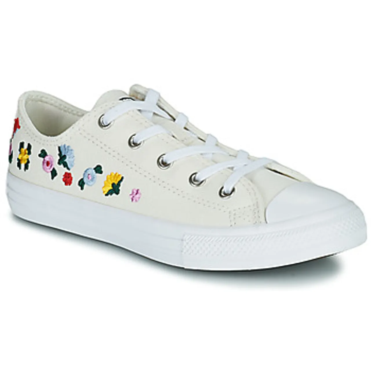 Converse  Chuck Taylor All Star Festival Broderie Ox  girls's Children's Shoes (Trainers) in White