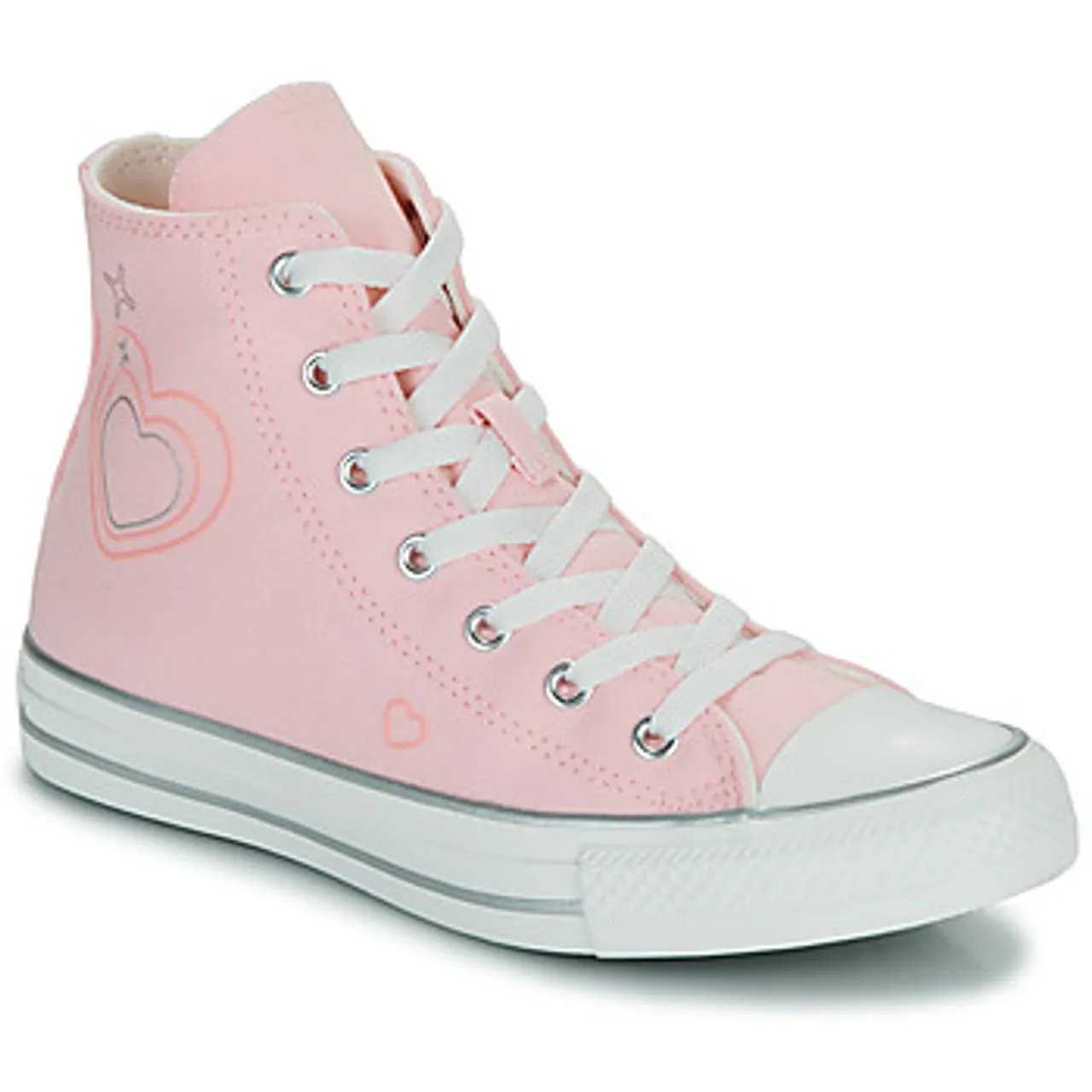 Converse  CHUCK TAYLOR ALL STAR  girls's Children's Shoes (High-top Trainers) in Pink
