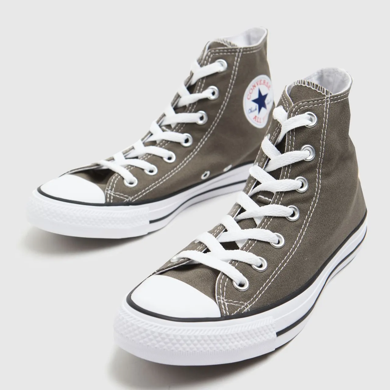 Converse Chuck Taylor All Star Hi Trainers In Grey