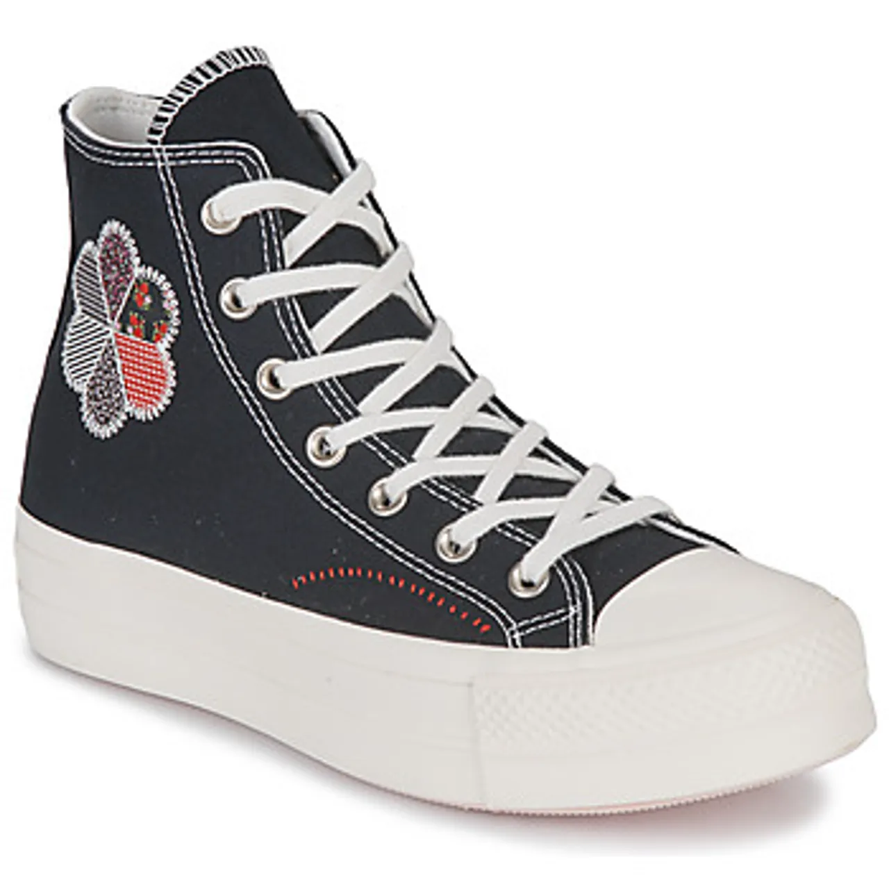 Converse  CHUCK TAYLOR ALL STAR LIFT HI  women's Shoes (High-top Trainers) in Black