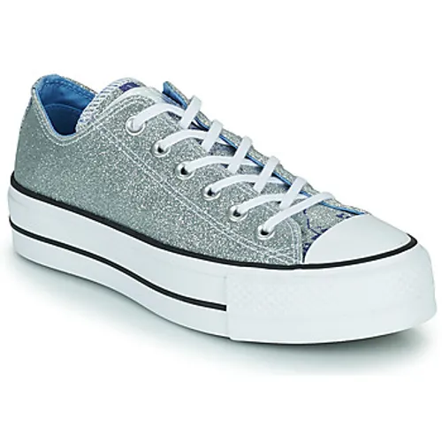 Converse  CHUCK TAYLOR ALL STAR LIFT HYBRID SHINE OX  women's Shoes (High-top Trainers) in Silver