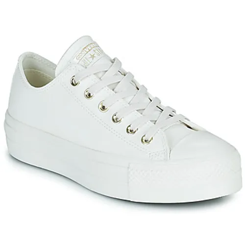 Converse  Chuck Taylor All Star Lift Mono White Ox  women's Shoes (Trainers) in White