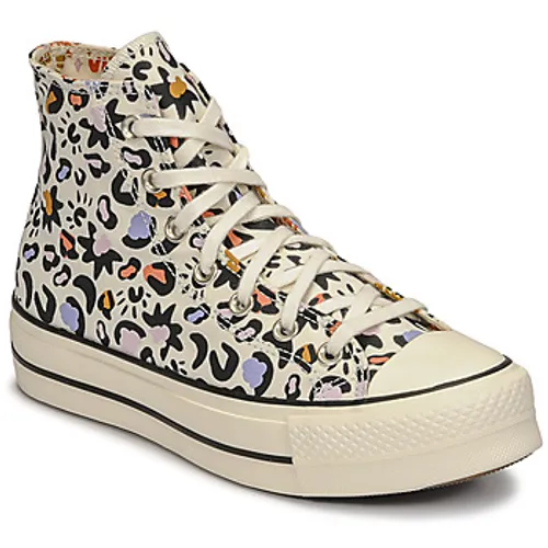 Converse  CHUCK TAYLOR ALL STAR LIFT MYSTIC WORLD HI  women's Shoes (High-top Trainers) in White