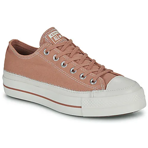 Converse  CHUCK TAYLOR ALL STAR LIFT PLATFORM MIXED MATERIAL  women's Shoes (Trainers) in Pink