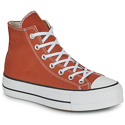 Converse  CHUCK TAYLOR ALL STAR LIFT PLATFORM SEASONAL COLOR  women's Shoes (High-top Trainers) in Red