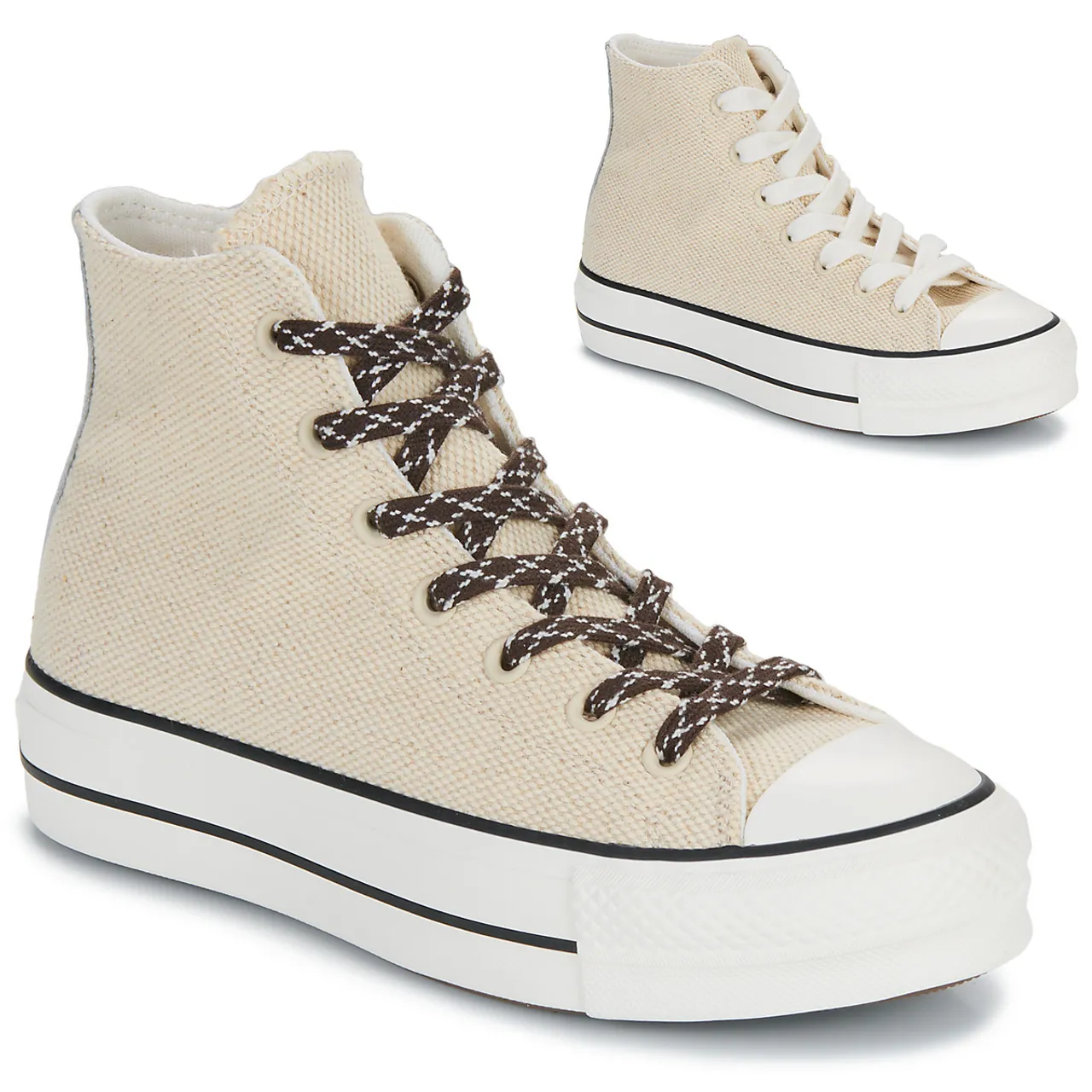 Converse  CHUCK TAYLOR ALL STAR LIFT  women's Shoes (High-top Trainers) in Beige