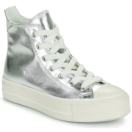 Converse  CHUCK TAYLOR ALL STAR LIFT  women's Shoes (High-top Trainers) in Silver