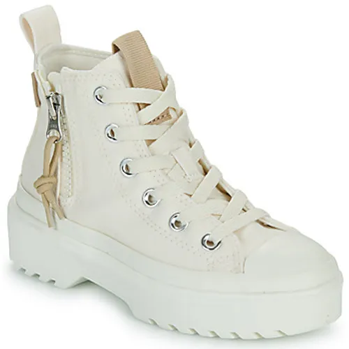 Converse  CHUCK TAYLOR ALL STAR LUGGED LIFT  girls's Children's Shoes (High-top Trainers) in White