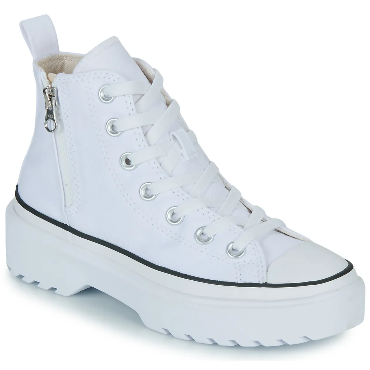 Converse  CHUCK TAYLOR ALL STAR LUGGED LIFT PLATFORM CANVAS HI  girls's Children's Shoes (High-top Trainers) in White