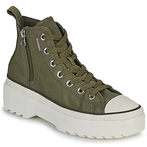 Converse  CHUCK TAYLOR ALL STAR LUGGED LIFT PLATFORM CRAFT REMASTERED  girls's Children's Shoes (High-top Trainers) in Kaki