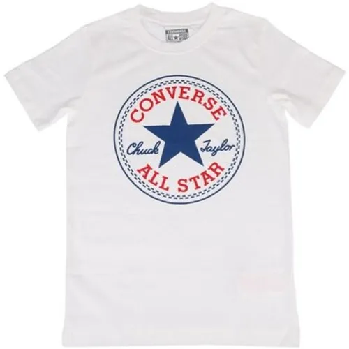 Converse  Chuck Taylor All Star  men's T shirt in White