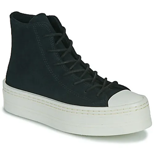 Converse  CHUCK TAYLOR ALL STAR MODERN LIFT PLATFORM MONO SUEDE  women's Shoes (High-top Trainers) in Black