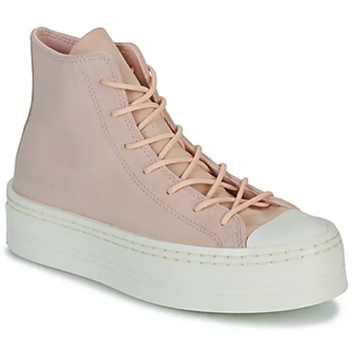 Converse  CHUCK TAYLOR ALL STAR MODERN LIFT PLATFORM MONO SUEDE  women's Shoes (High-top Trainers) in Pink