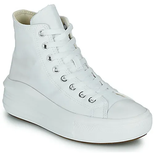 Converse  Chuck Taylor All Star Move Canvas Color Hi  women's Shoes (High-top Trainers) in White
