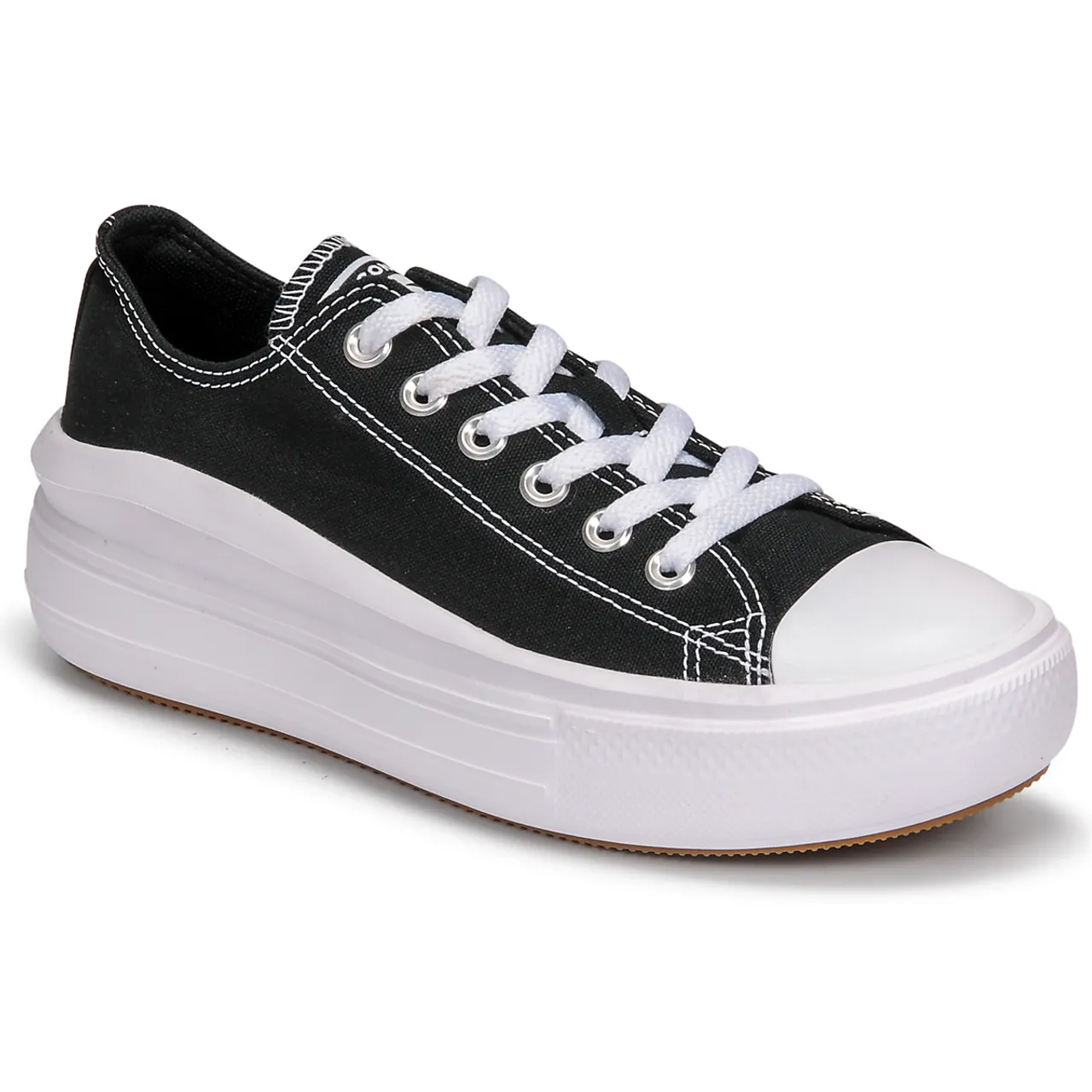 Converse  CHUCK TAYLOR ALL STAR MOVE CANVAS COLOR OX  women's Shoes (Trainers) in Black
