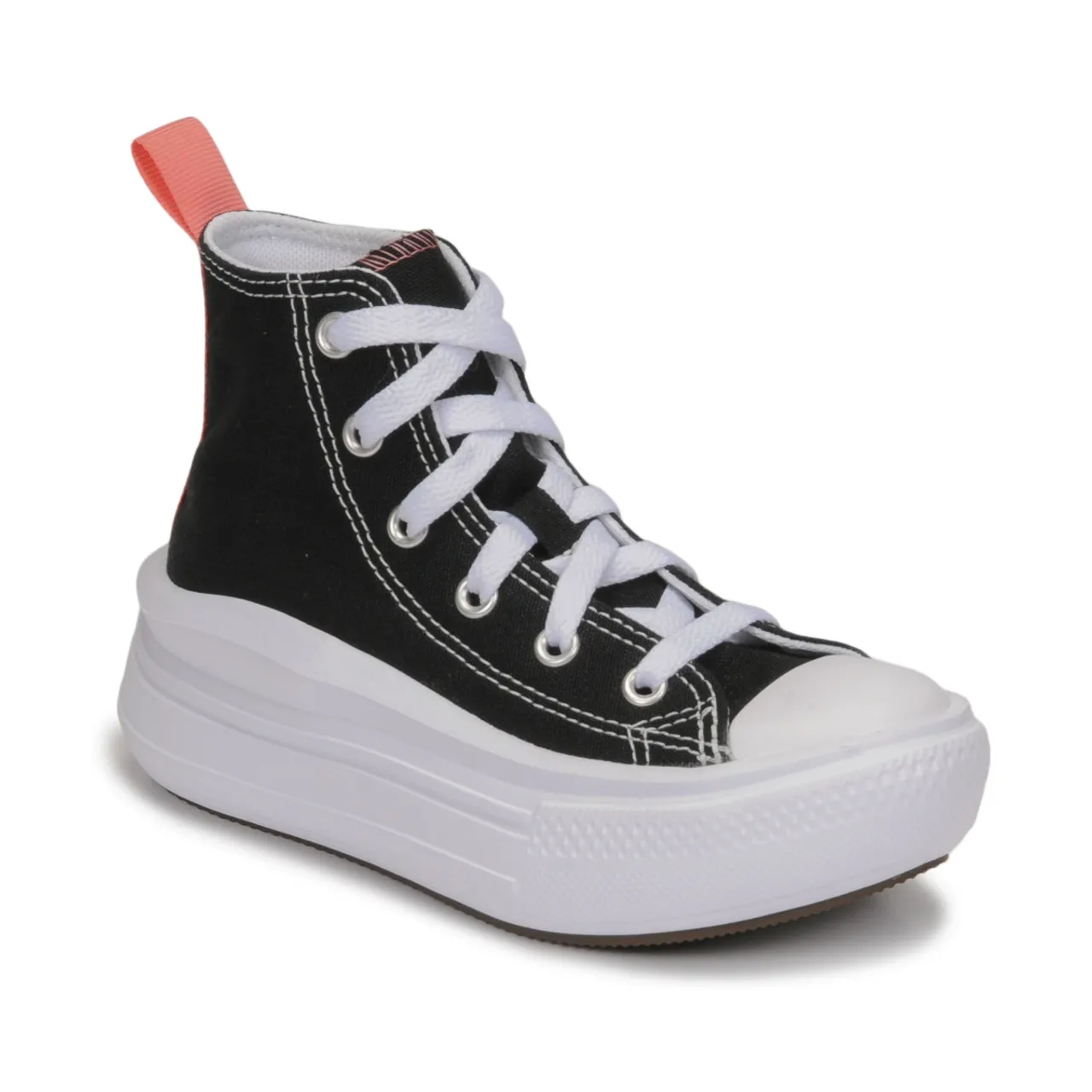 Converse  CHUCK TAYLOR ALL STAR MOVE CANVAS HI  girls's Children's Shoes (High-top Trainers) in Black