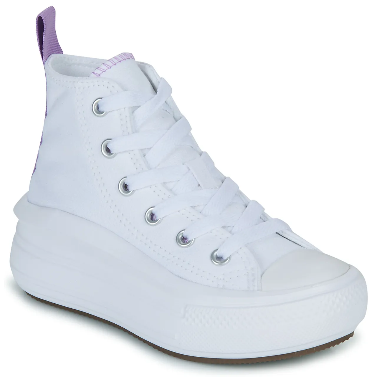 Converse  Chuck Taylor All Star Move Platform Foundation Hi  girls's Children's Shoes (High-top Trainers) in White